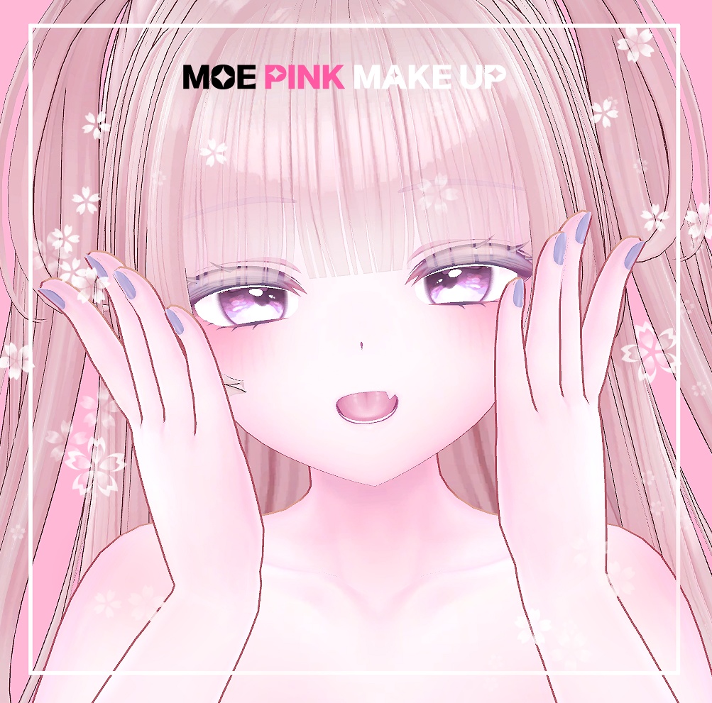 ♡ 萌, Moe ♡ moe pink make up & body texture :: 萌メイク♡ 