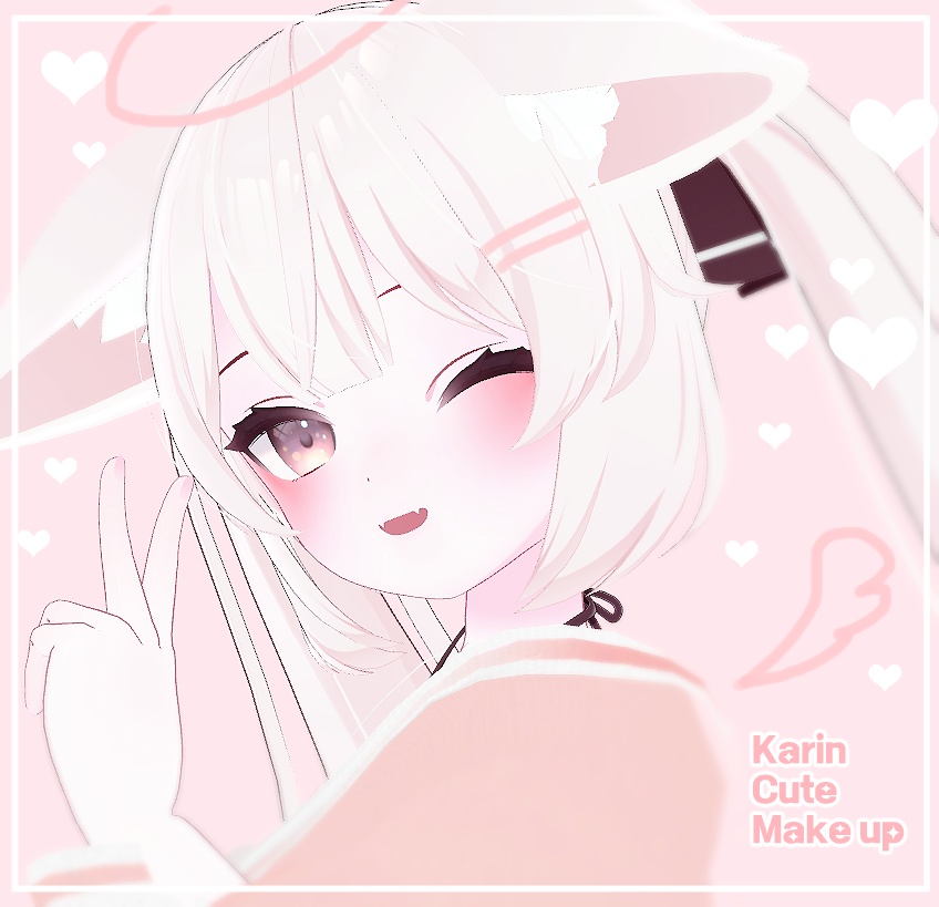 【Karin :: カリン】Karin Cute make up & body texture :: メイク テクスチャ!