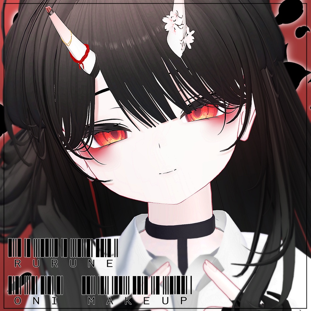ಣ rurune, ルルネ ಣ rurune oni make up & body texture ಣ ルルネ メイク ಣ
