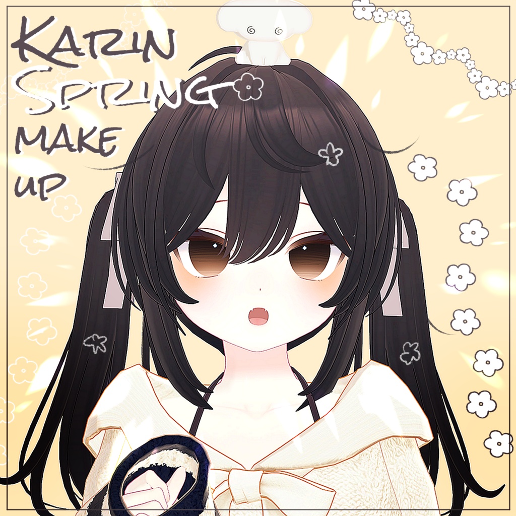 ♡Karin :: カリン♡ Karin Spring make up & body texture + eye texture ♡メイク テクスチャ!