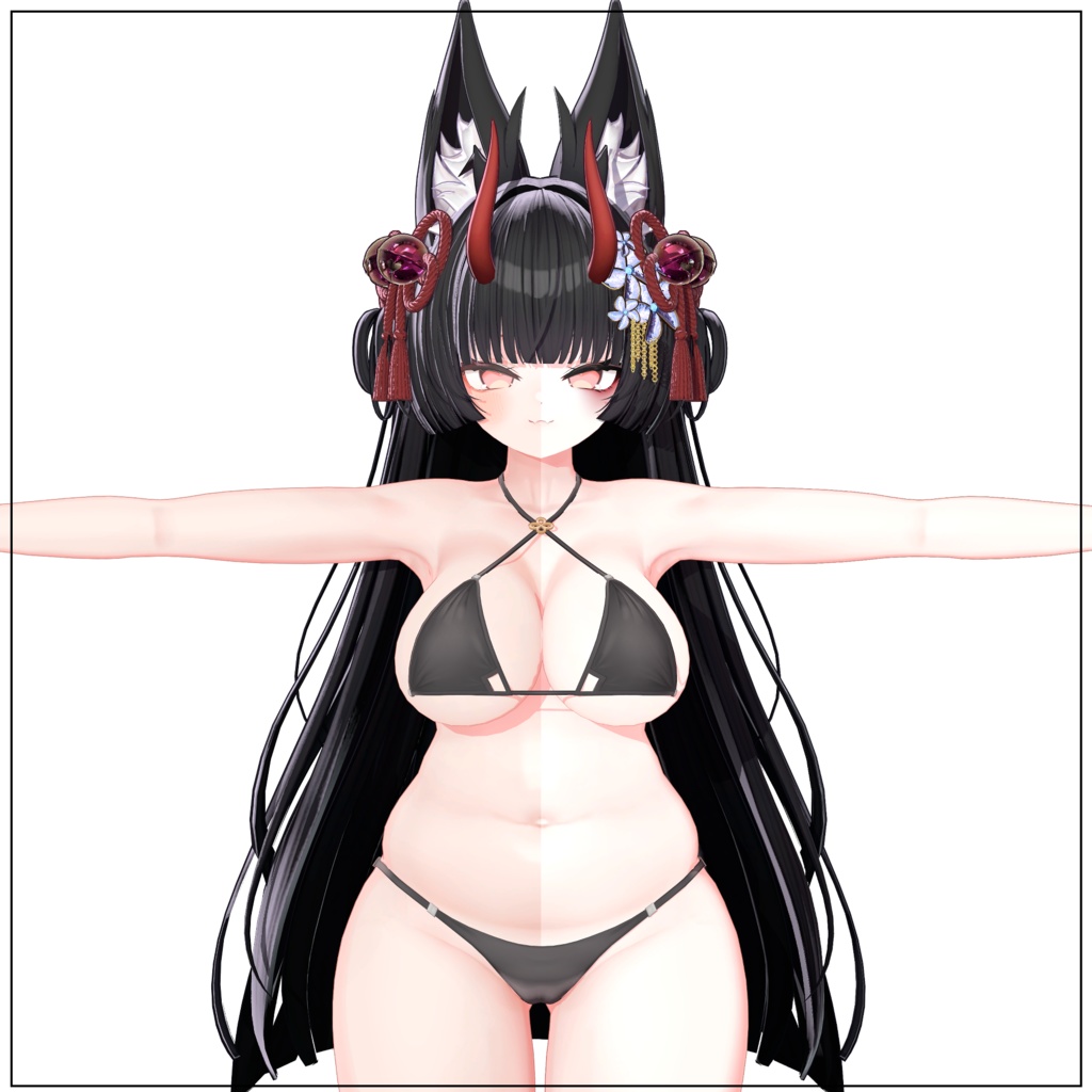 ღイチゴ, ICHIGO ღ Ichigo Oni make up & body texture + Face Blendshapes ღ イチゴ メイク テクスチャ ღ