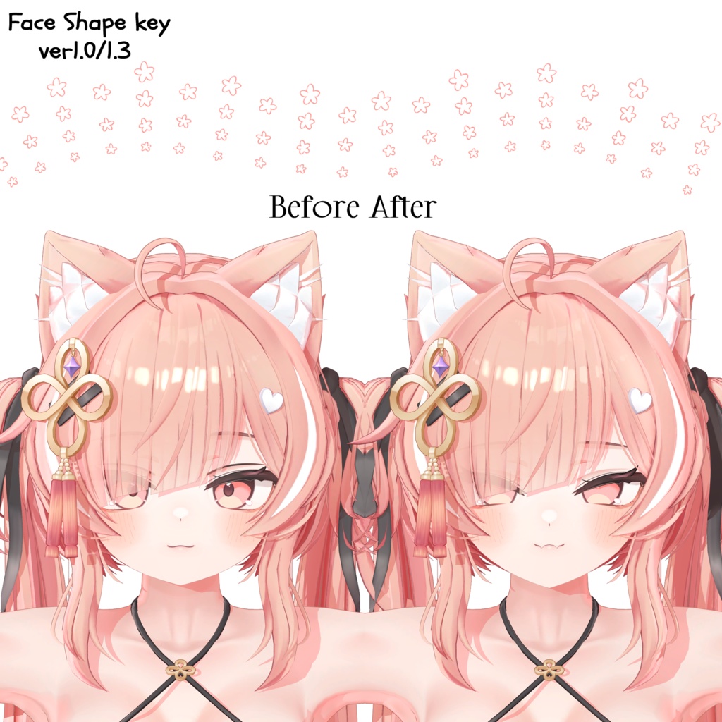 ღイチゴ, ICHIGO ღ Ichigo Oni make up & body texture + Face Blendshapes ღ イチゴ メイク テクスチャ ღ