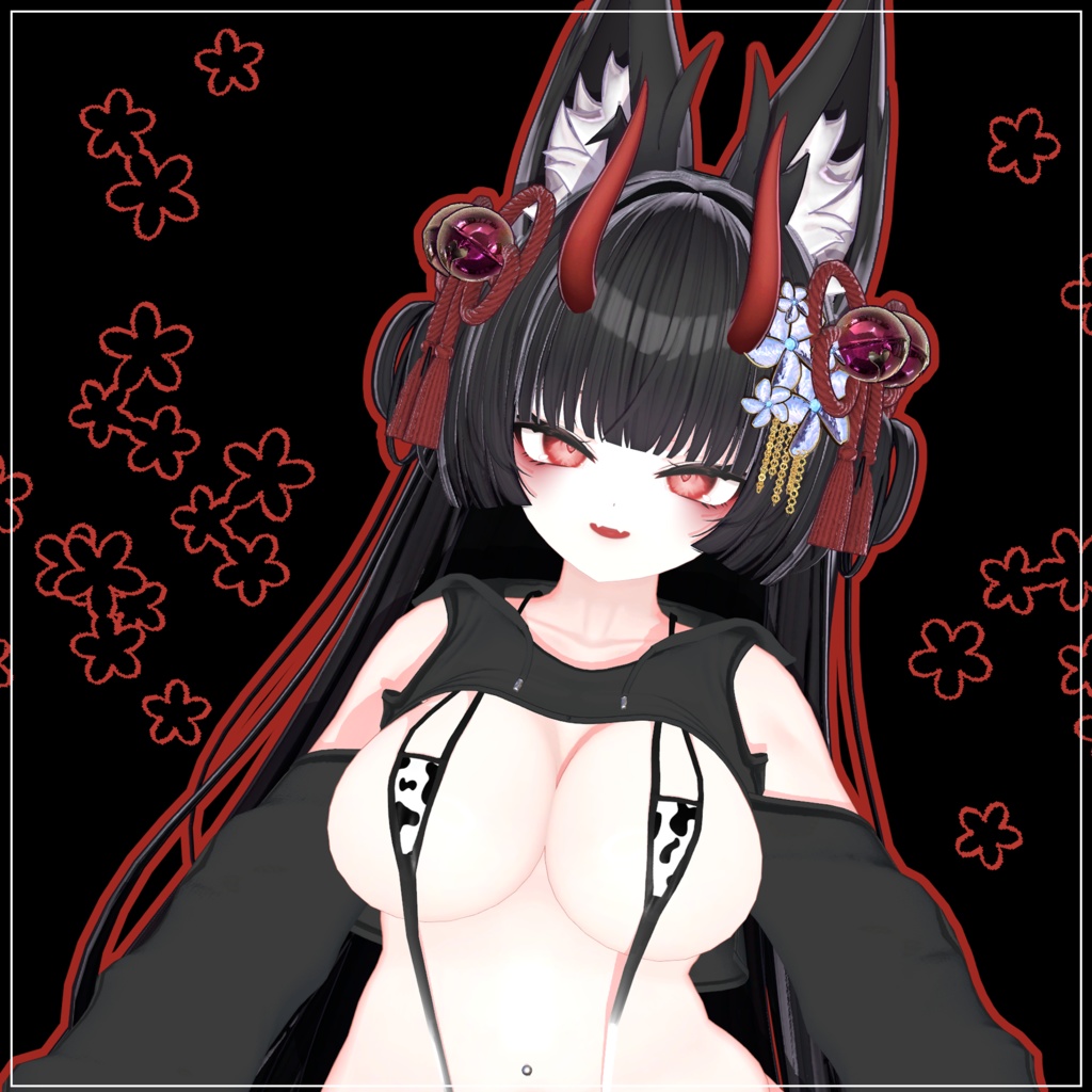 ღイチゴ, ICHIGO ღ Ichigo Oni make up & body texture + Face Blendshapes ღ イチゴ メイク テクスチャ ღ