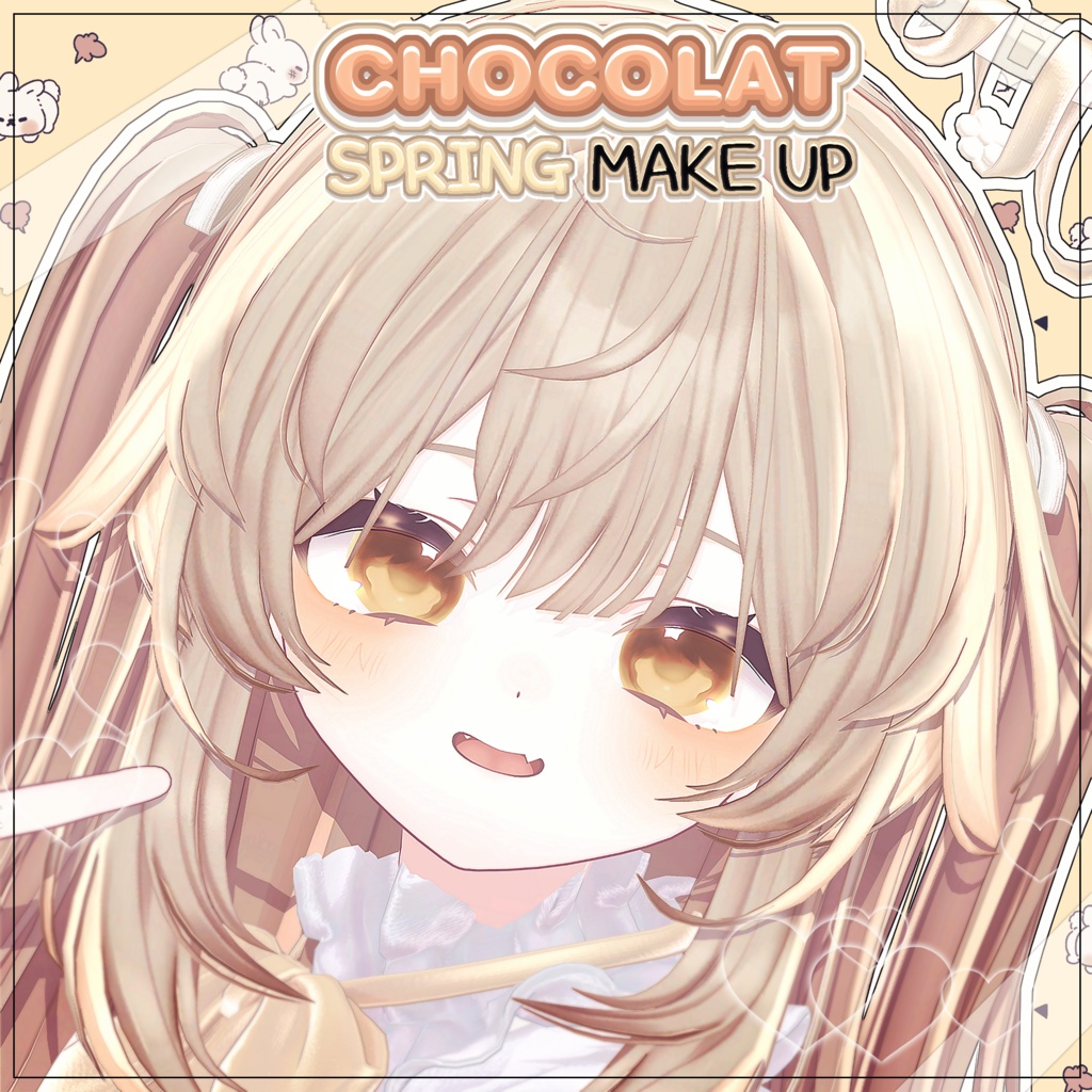 ⌖꙳ ショコラ/ Chocolat ⌖꙳ Chocolat Spring make up & body texture + Face Blendshapes ⌖꙳ ショコラ メイク テクスチャ ⌖꙳ 