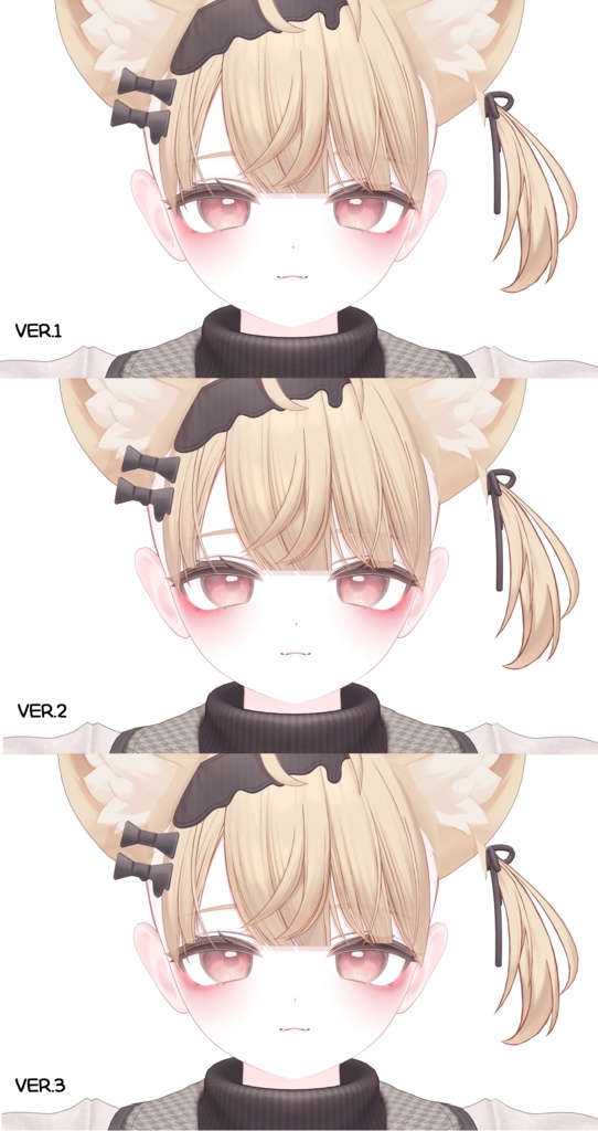 【エク, Eku 】 Eku Soft make up & body texture + Face Blendshapes 【エク メイク テクスチャ 】