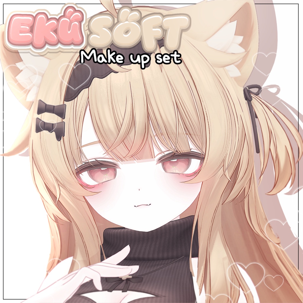【エク, Eku 】 Eku Soft make up & body texture + Face Blendshapes 【エク メイク テクスチャ 】 