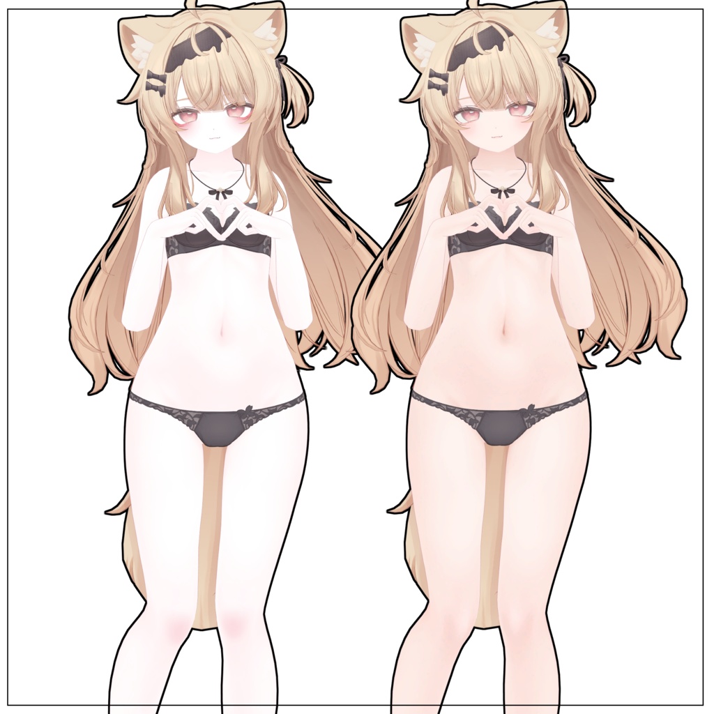 【エク, Eku 】 Eku Soft make up & body texture + Face Blendshapes 【エク メイク テクスチャ 】