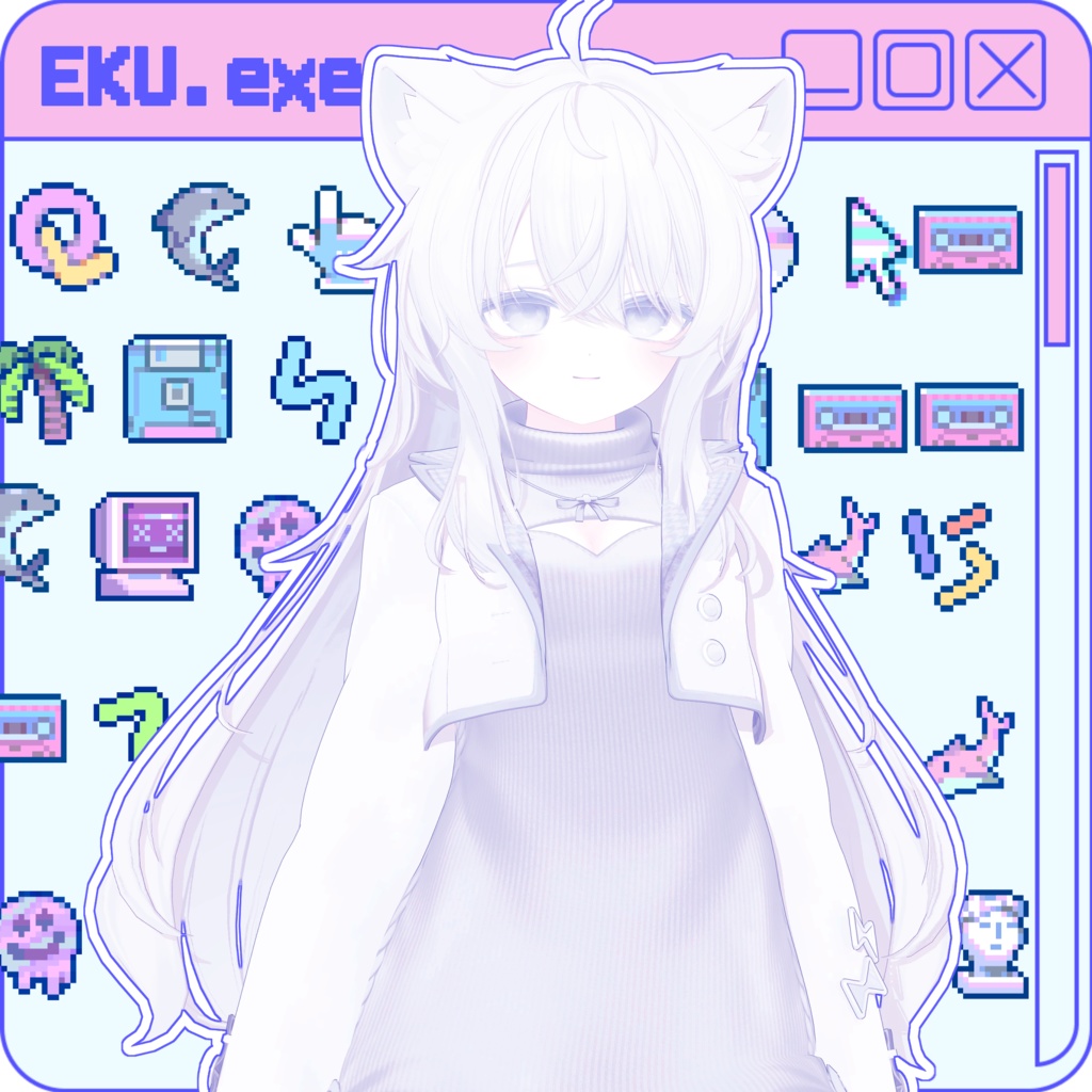 ⯎エク, Eku ⯎  Eku Pure make up & body texture + Face Blendshapes ⯎エク メイク テクスチャ ⯎