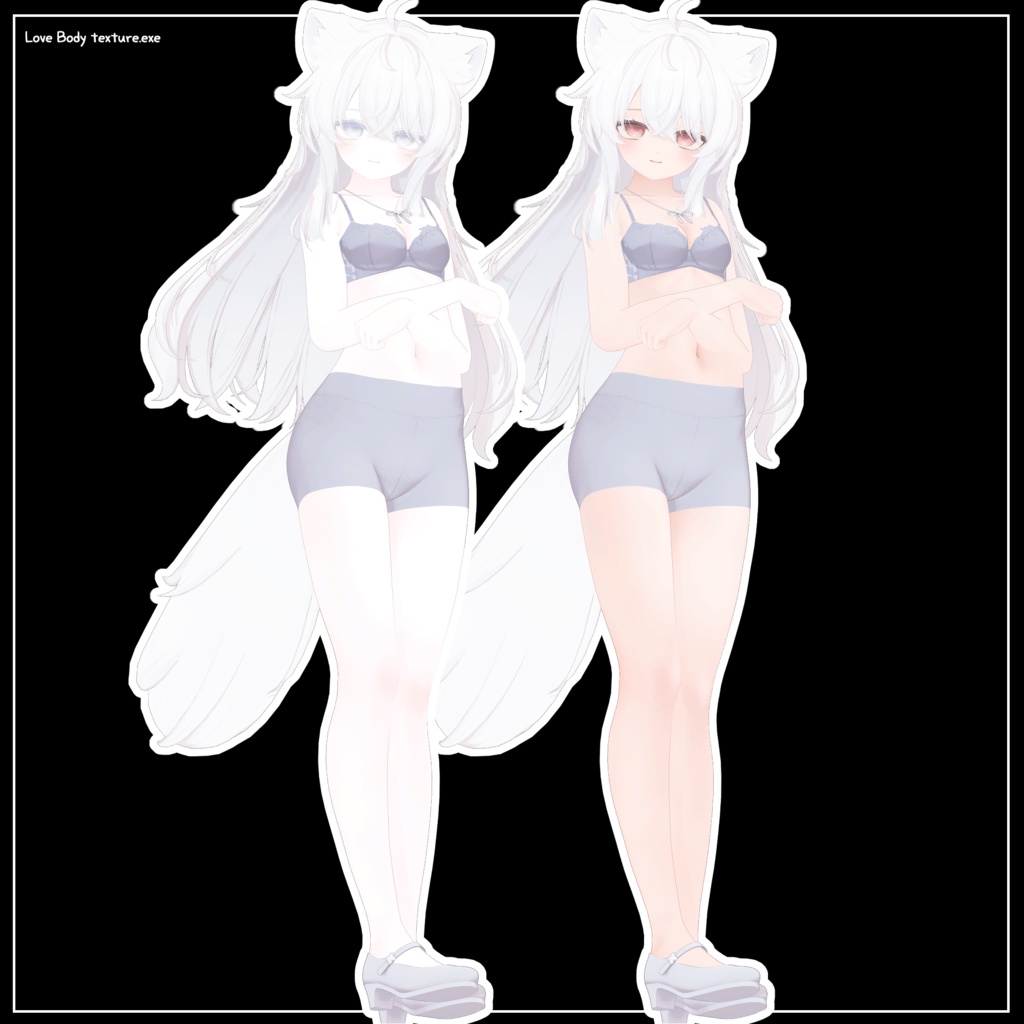 ⯎エク, Eku ⯎  Eku Pure make up & body texture + Face Blendshapes ⯎エク メイク テクスチャ ⯎