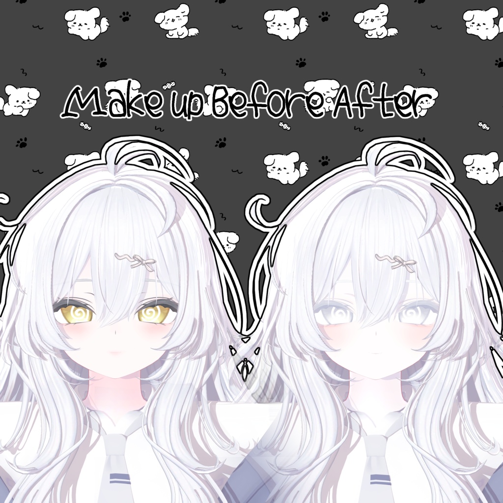 ⯎ルルネ, Rurune ⯎ Rurune Pure make up & body texture + Face Blendshapes ⯎ ルルネ メイク テクスチャ ⯎