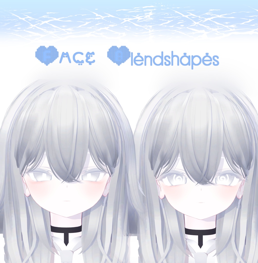 ⯎ルルネ, Rurune ⯎ Rurune Pure make up & body texture + Face Blendshapes ⯎ ルルネ メイク テクスチャ ⯎