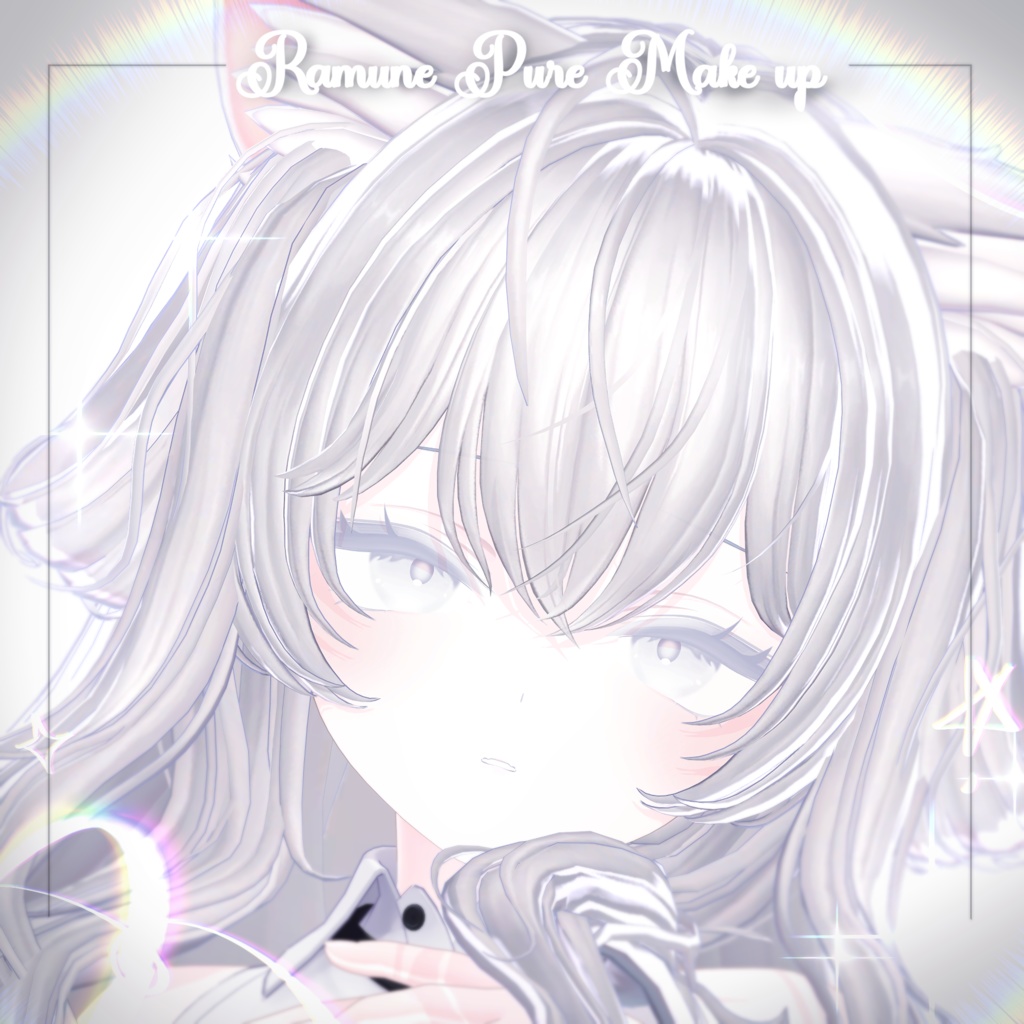 ⯎ 【ラムネ/Ramune 】 Ramune Pure make up & body texture + Face Blendshapes ⯎ラムネ メイク テクスチャ ⯎