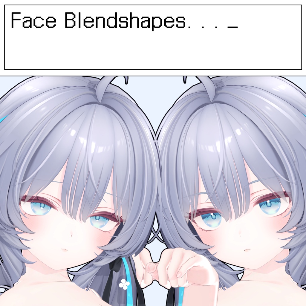 ⯎ 【ラムネ/Ramune 】 Ramune Pure make up & body texture + Face Blendshapes ⯎ラムネ メイク テクスチャ ⯎