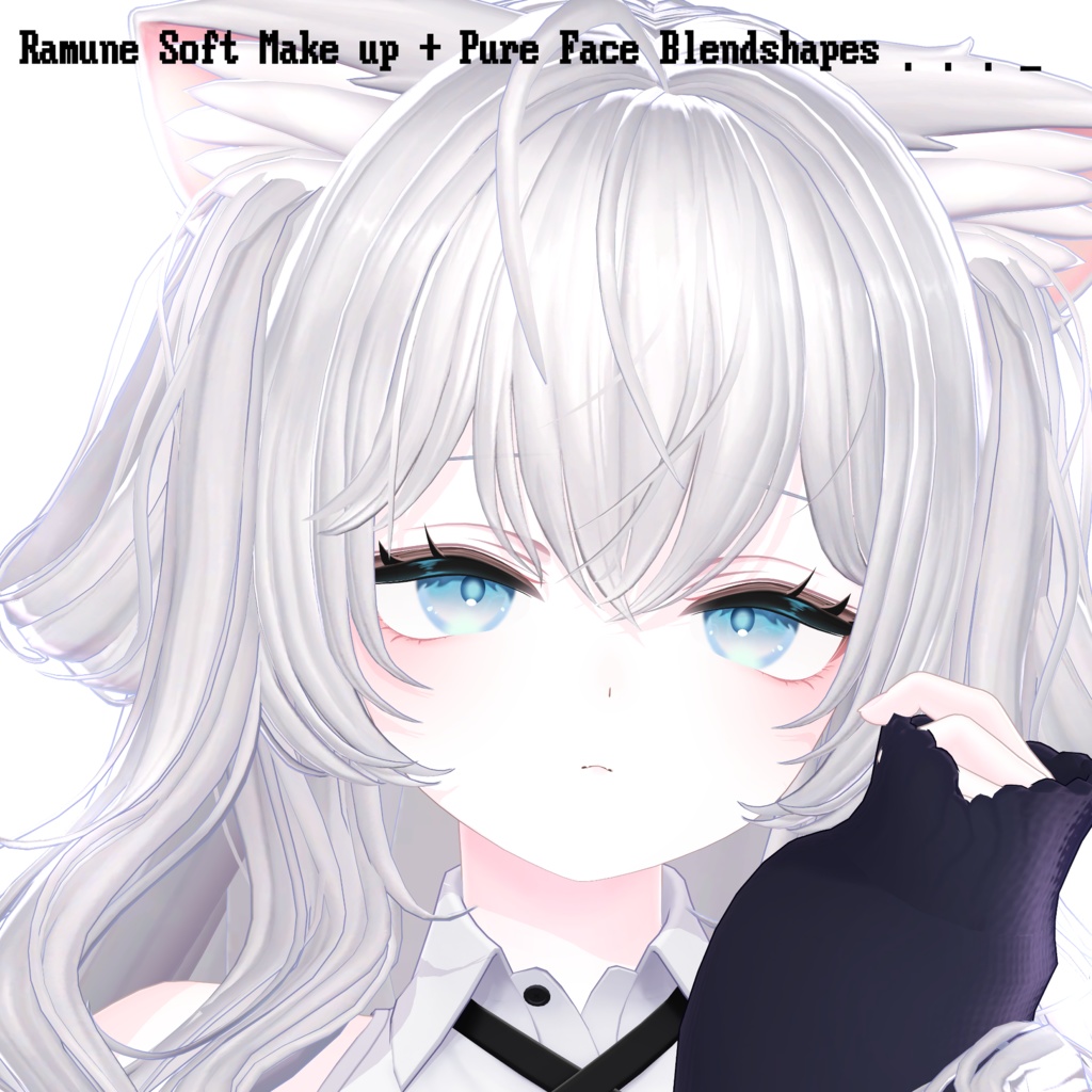 ⯎ 【ラムネ/Ramune 】 Ramune Pure make up & body texture + Face Blendshapes ⯎ラムネ メイク テクスチャ ⯎
