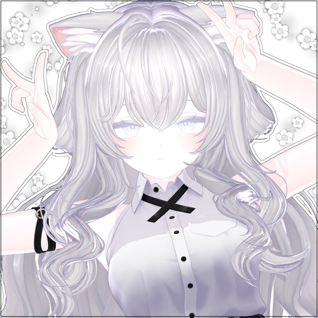 ⯎ 【ラムネ/Ramune 】 Ramune Pure make up & body texture + Face Blendshapes ⯎ラムネ メイク テクスチャ ⯎