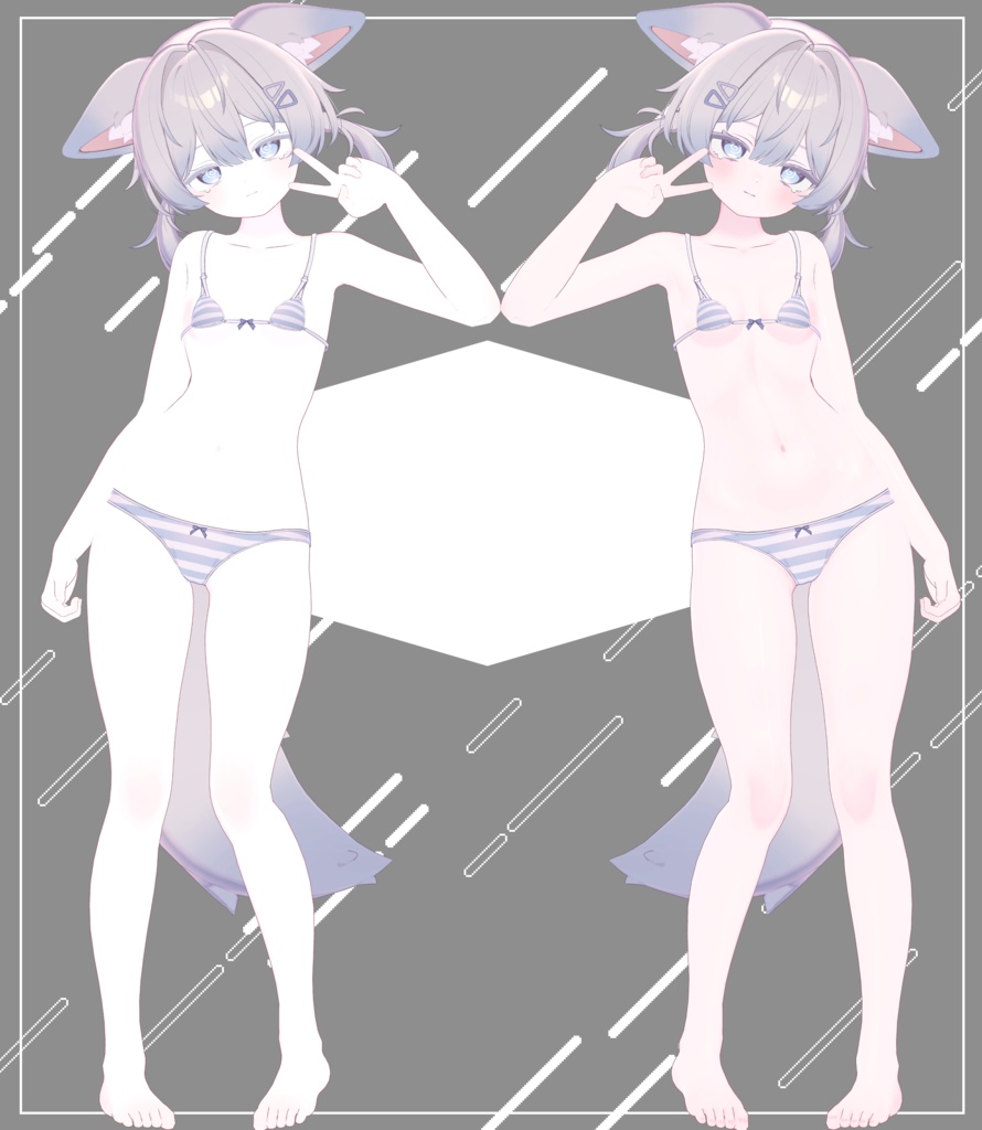 ⯎ 【プラム / Plum 】 Plum Pure make up & body texture + Face Blendshapes ⯎プラム メイク テクスチャ ⯎