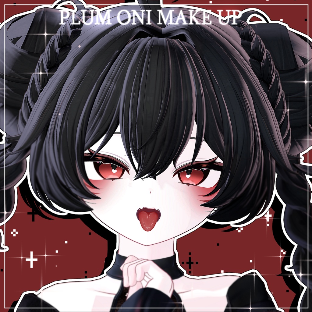 ღプラム, Plum ღ Plum Oni make up & body texture + Face Blendshapes ღ プラム メイク テクスチャ ღ