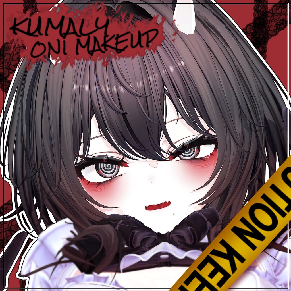 ♡【KUMALY / クマリ】 Kumaly Oni Make up & body texture + Face Blendshapes ♡ クマリ メイク テクスチャ♡