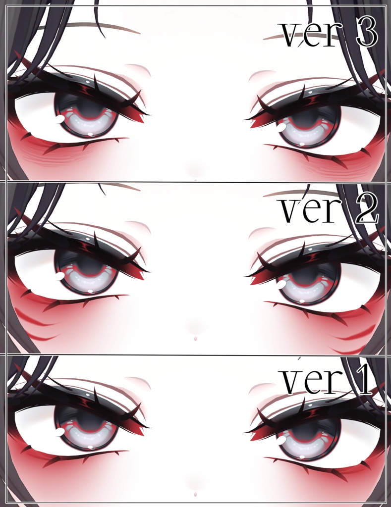 ♡【KUMALY / クマリ】 Kumaly Oni Make up & body texture + Face Blendshapes ♡ クマリ メイク テクスチャ♡