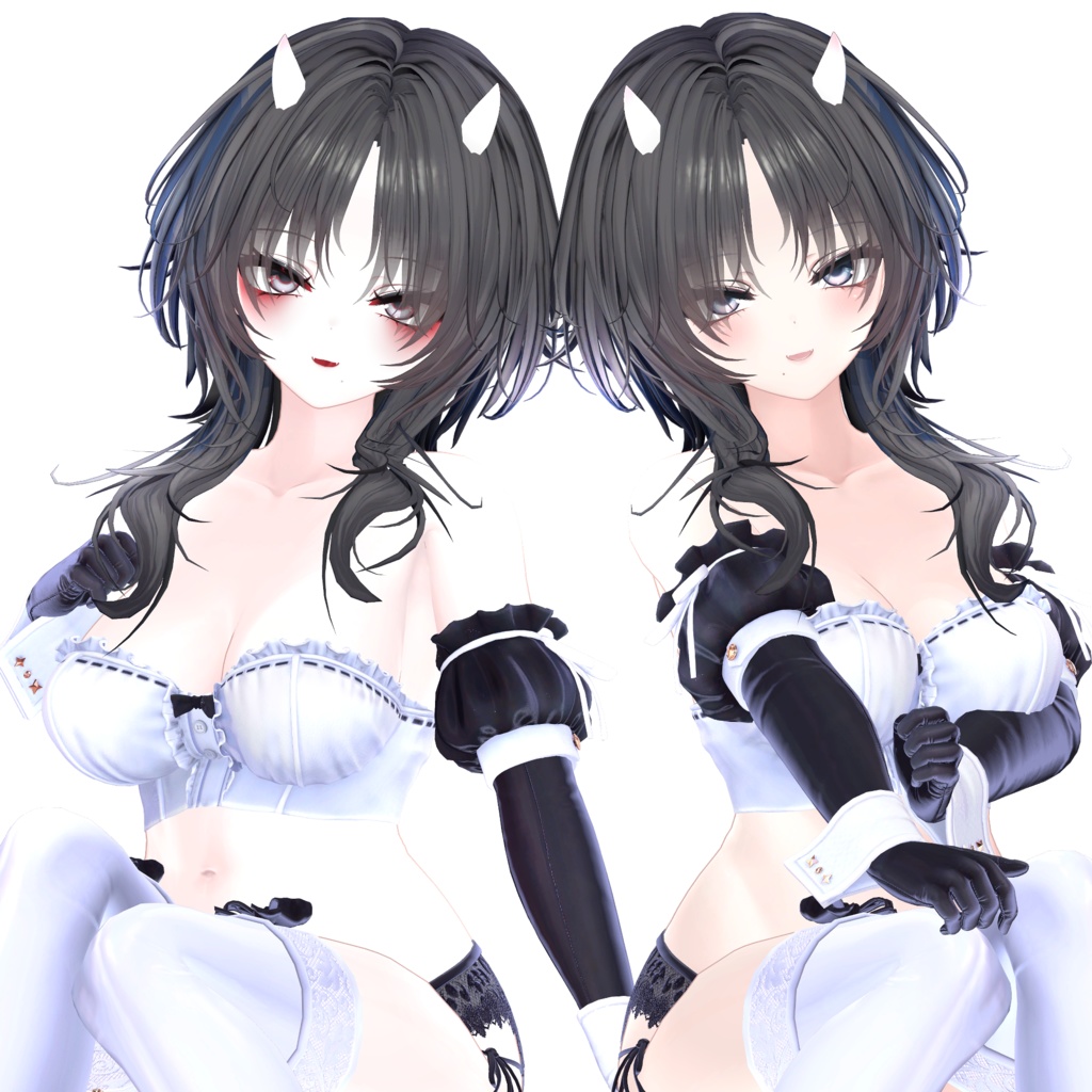 ♡【KUMALY / クマリ】 Kumaly Oni Make up & body texture + Face Blendshapes ♡ クマリ メイク テクスチャ♡