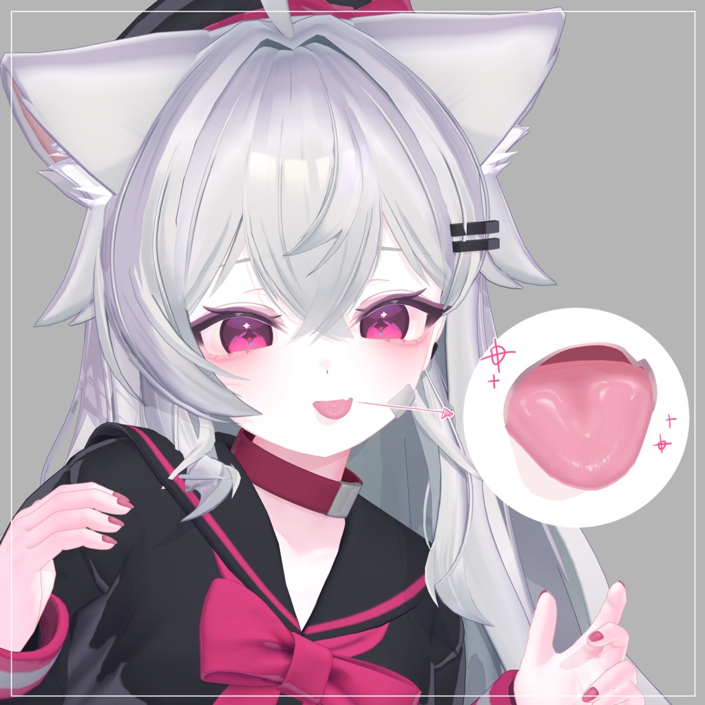 【りる, RIRU】 Riru Soft make up & body texture + Face Blendshapes 【りる メイク テクスチャ 】