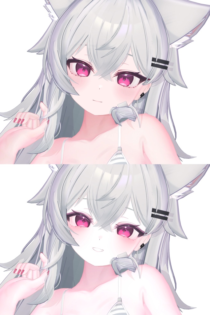 【りる, RIRU】 Riru Soft make up & body texture + Face Blendshapes 【りる メイク テクスチャ 】