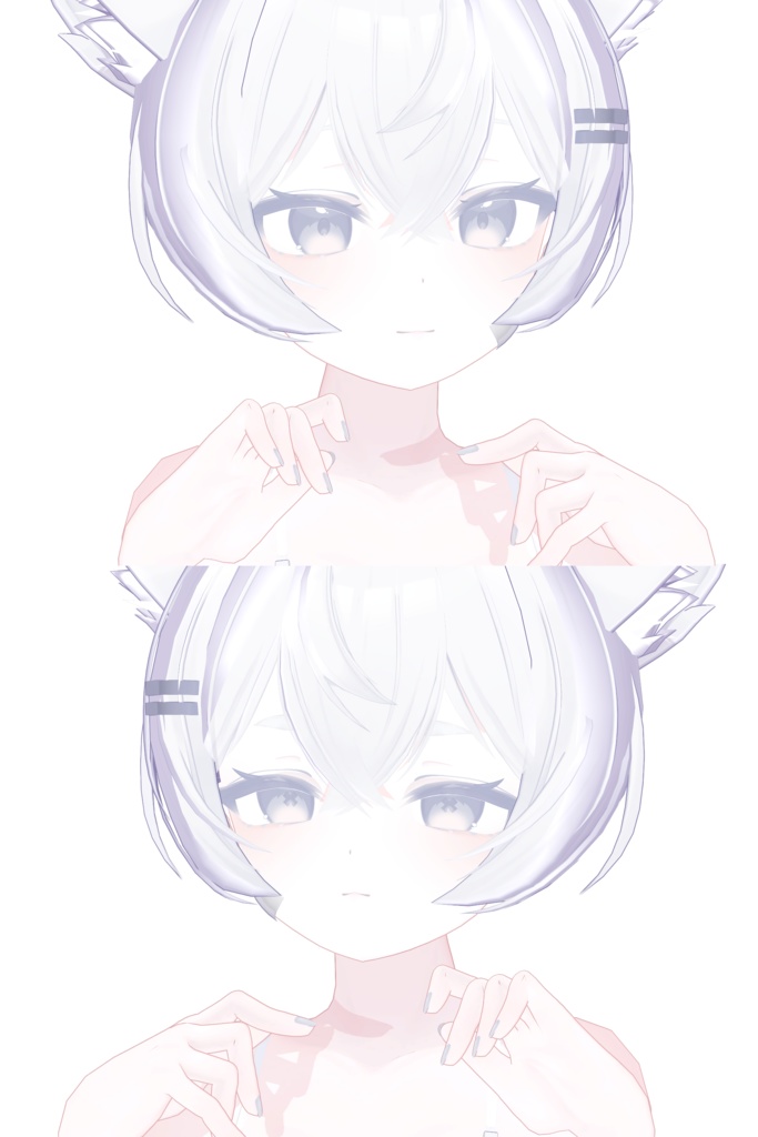 ⯎ 【RIRU / りる 】 RIRU Pure make up & body texture + Face Blendshapes ⯎ りる メイク テクスチャ ⯎⯎⯎