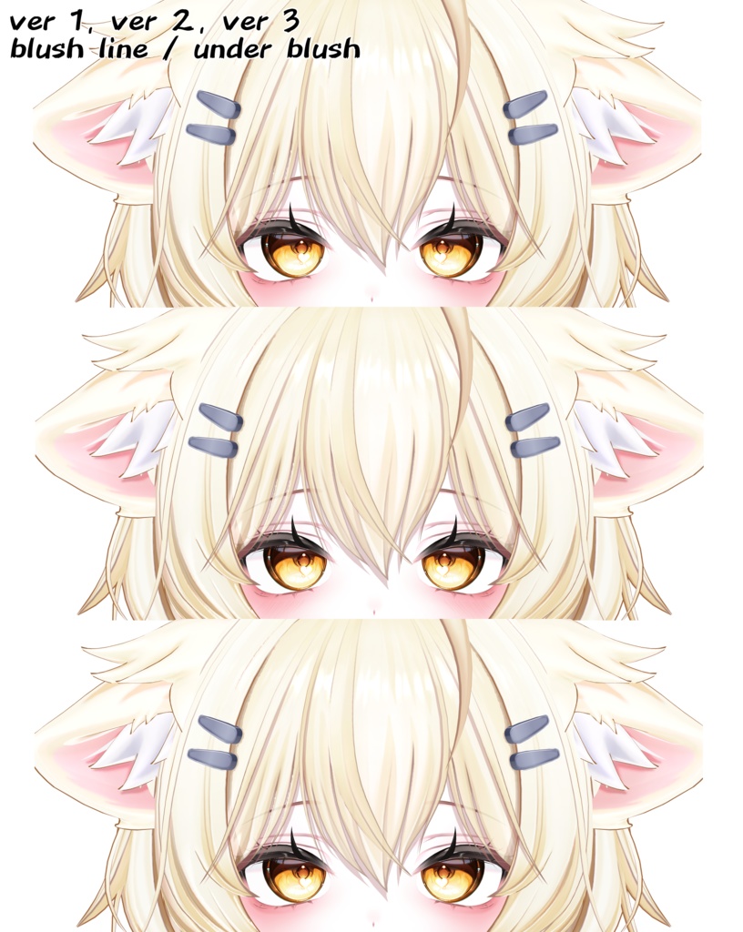 【まよ, Mayo 】 Mayo Soft make up & body texture + Face Blendshapes 【まよ メイク テクスチャ 】