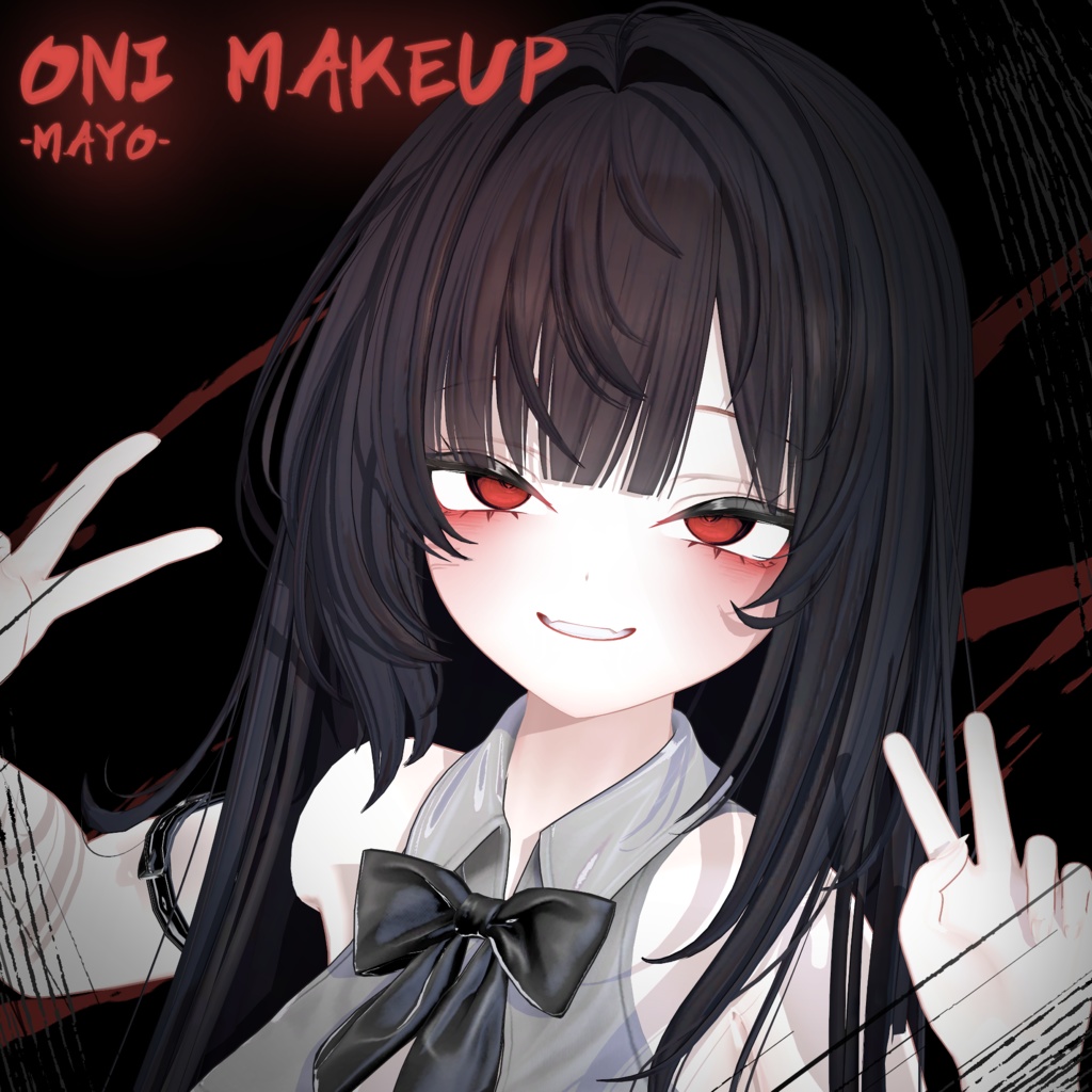 【まよ, Mayo 】 Mayo Oni make up & body texture + Face Blendshapes ♥まよ メイク テクスチャ♥