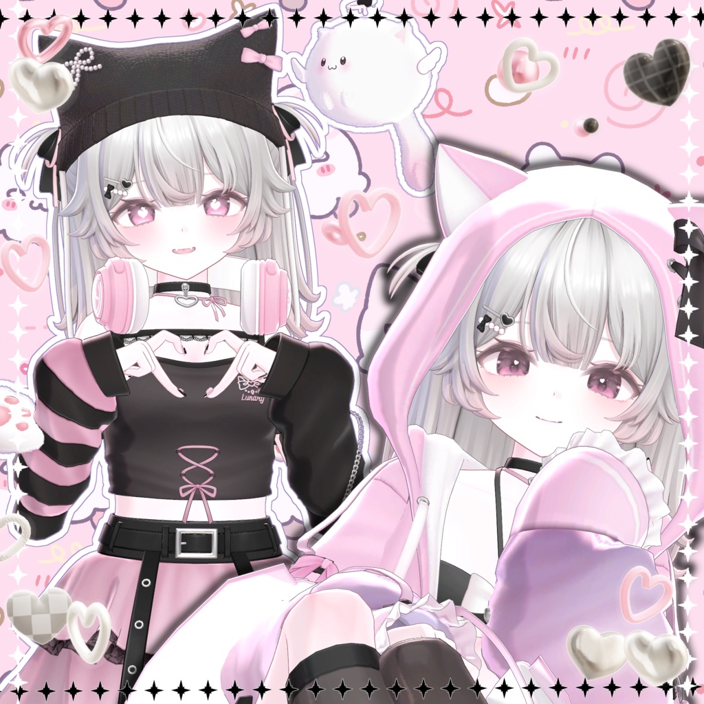 ♥ ルナリィ, LUNALY ♥ Lunary Soft make up & body texture ♥ ルナリィ メイク テクスチャ ♥