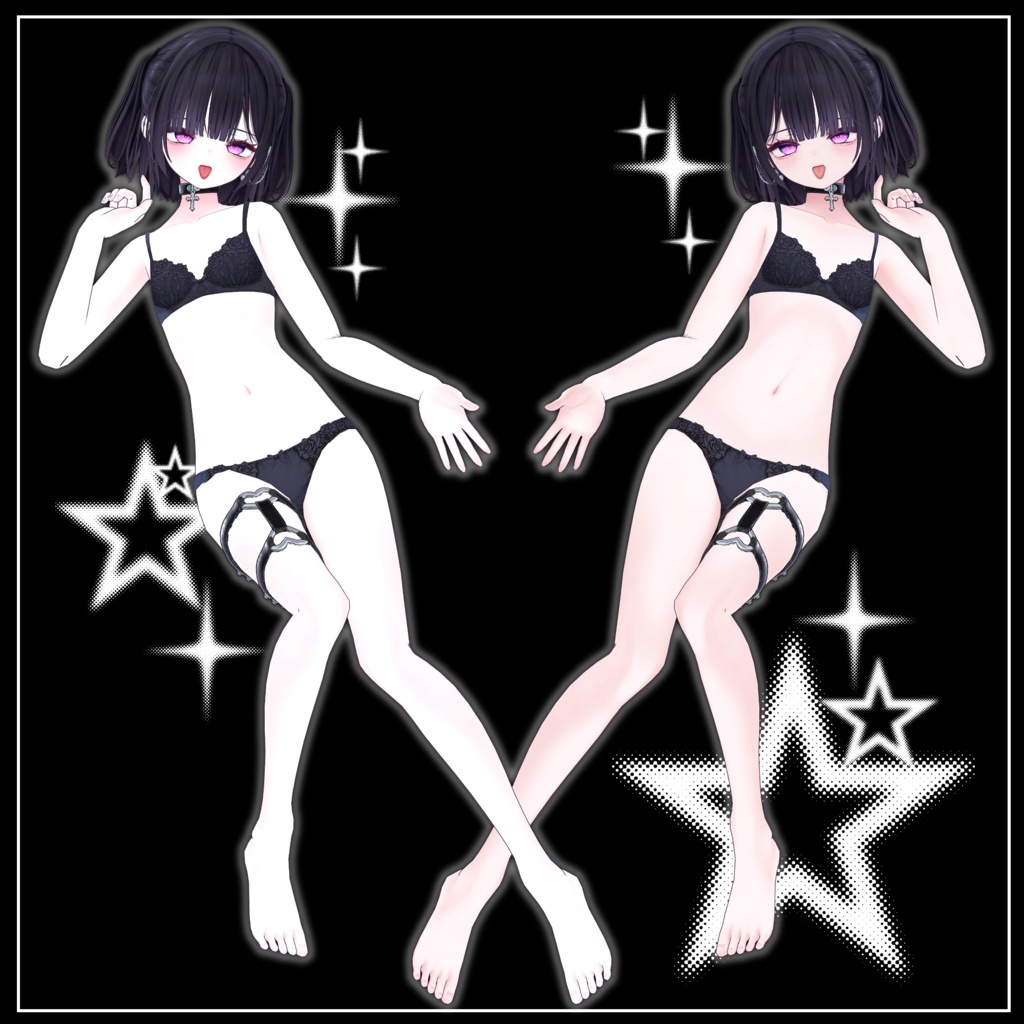 【ミリアム, Linne 】 Linne Soft make up & body texture + Face Blendshapes 【ミリアム メイク テクスチャ 】