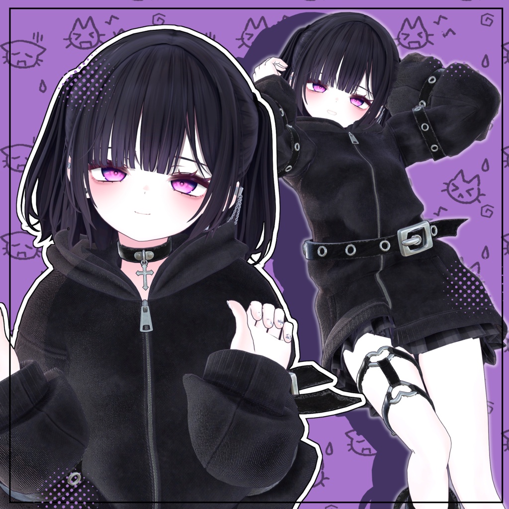 【ミリアム, Linne 】 Linne Soft make up & body texture + Face Blendshapes 【ミリアム メイク テクスチャ 】