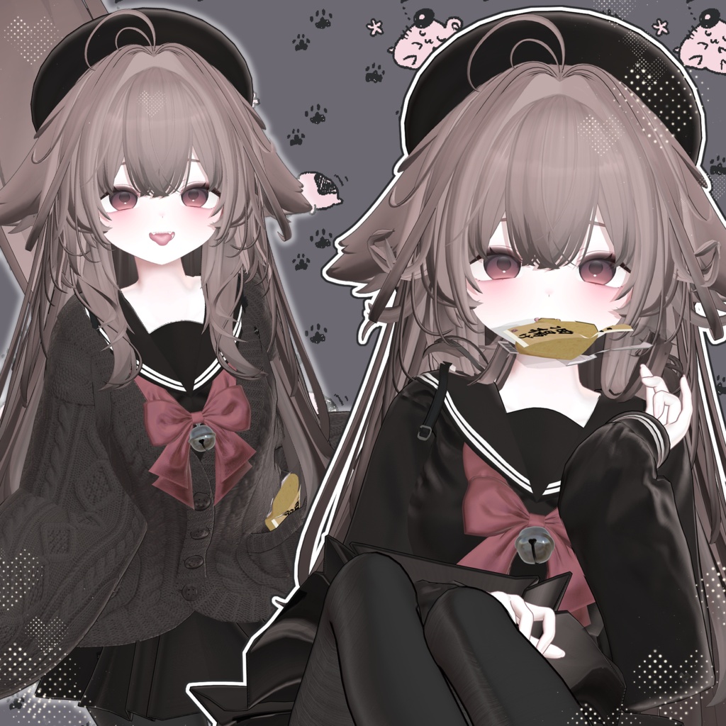 【 輝夜, Kaguya 】 Kaguya Soft make up & body texture 【輝夜 メイク テクスチャ 】