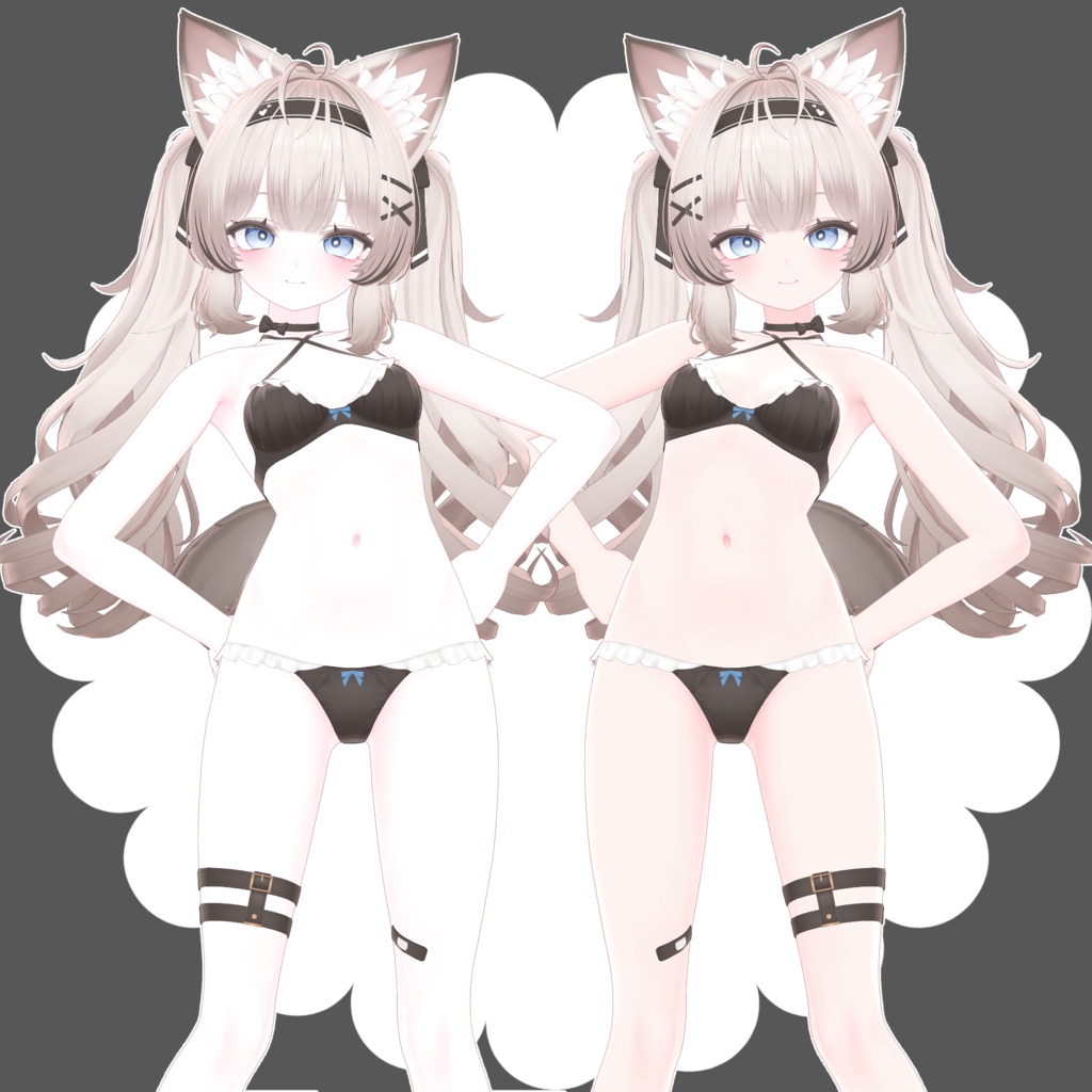 【るもか, RUMOKA 】 Rumoka Soft make up & body texture + Face Blendshapes 【るもか メイク テクスチャ 】