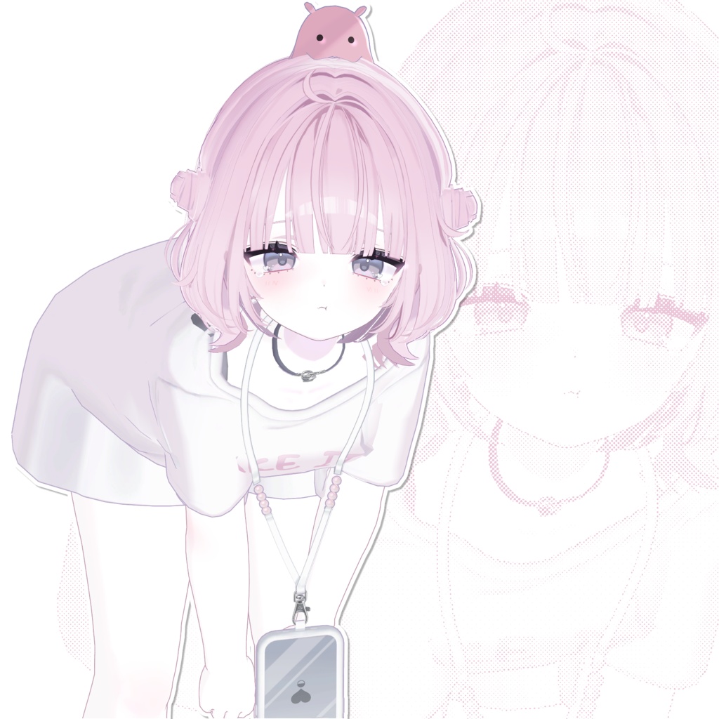 【 うらら, URARA 】 Urara Soft make up & body texture + Face Blendshapes 【うらら メイク テクスチャ 】