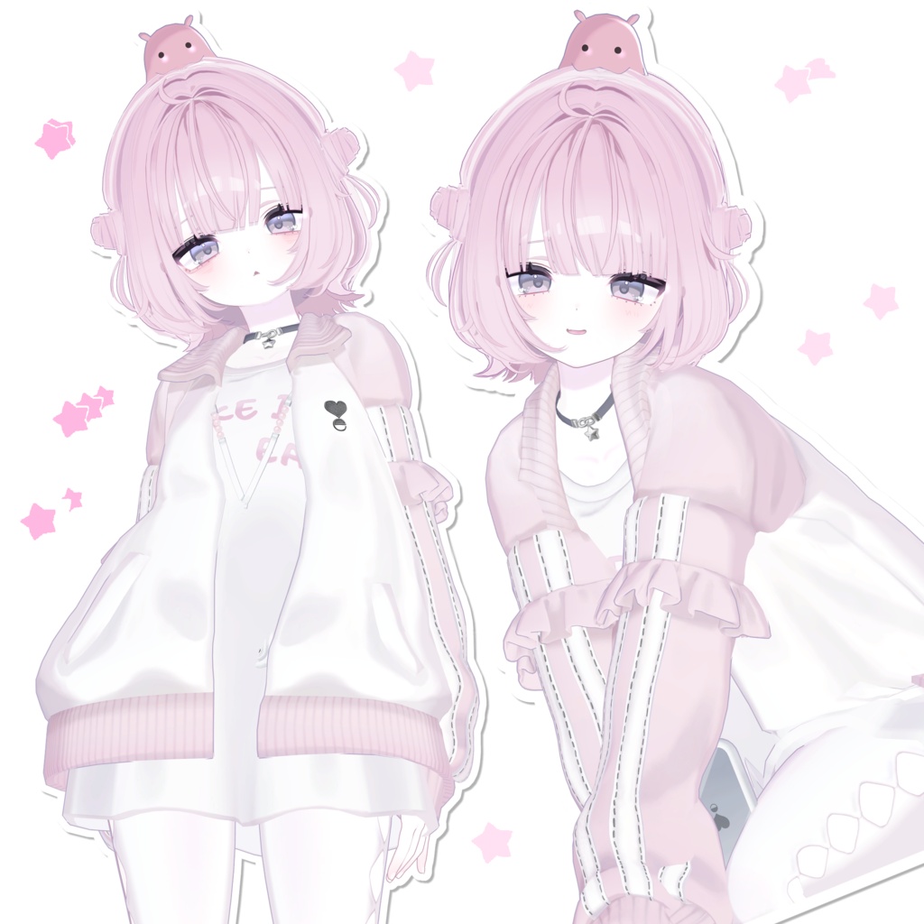 【 うらら, URARA 】 Urara Soft make up & body texture + Face Blendshapes 【うらら メイク テクスチャ 】