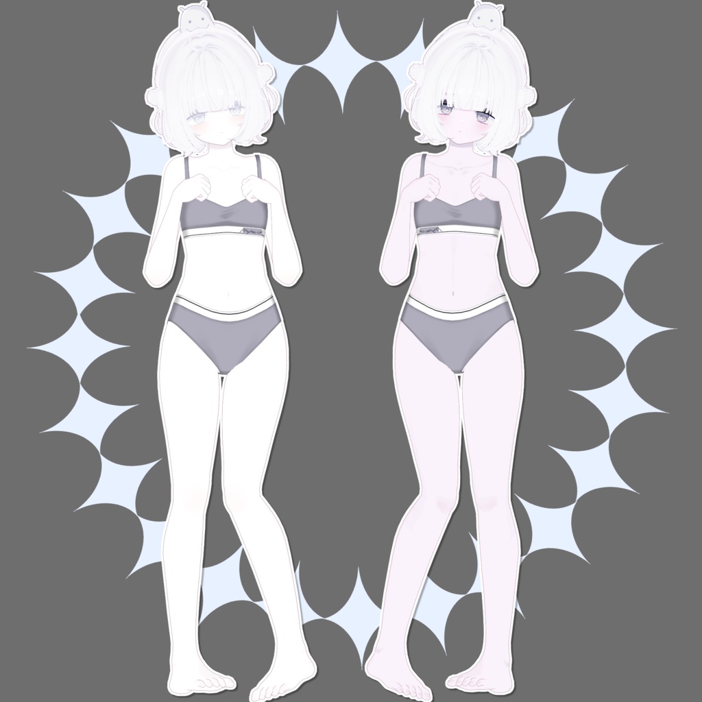 ✧ うらら, Urara ୨୧ Urara Pure make up & body texture + Face Blendshapes ୨୧ うらら メイク テクスチャ ✧