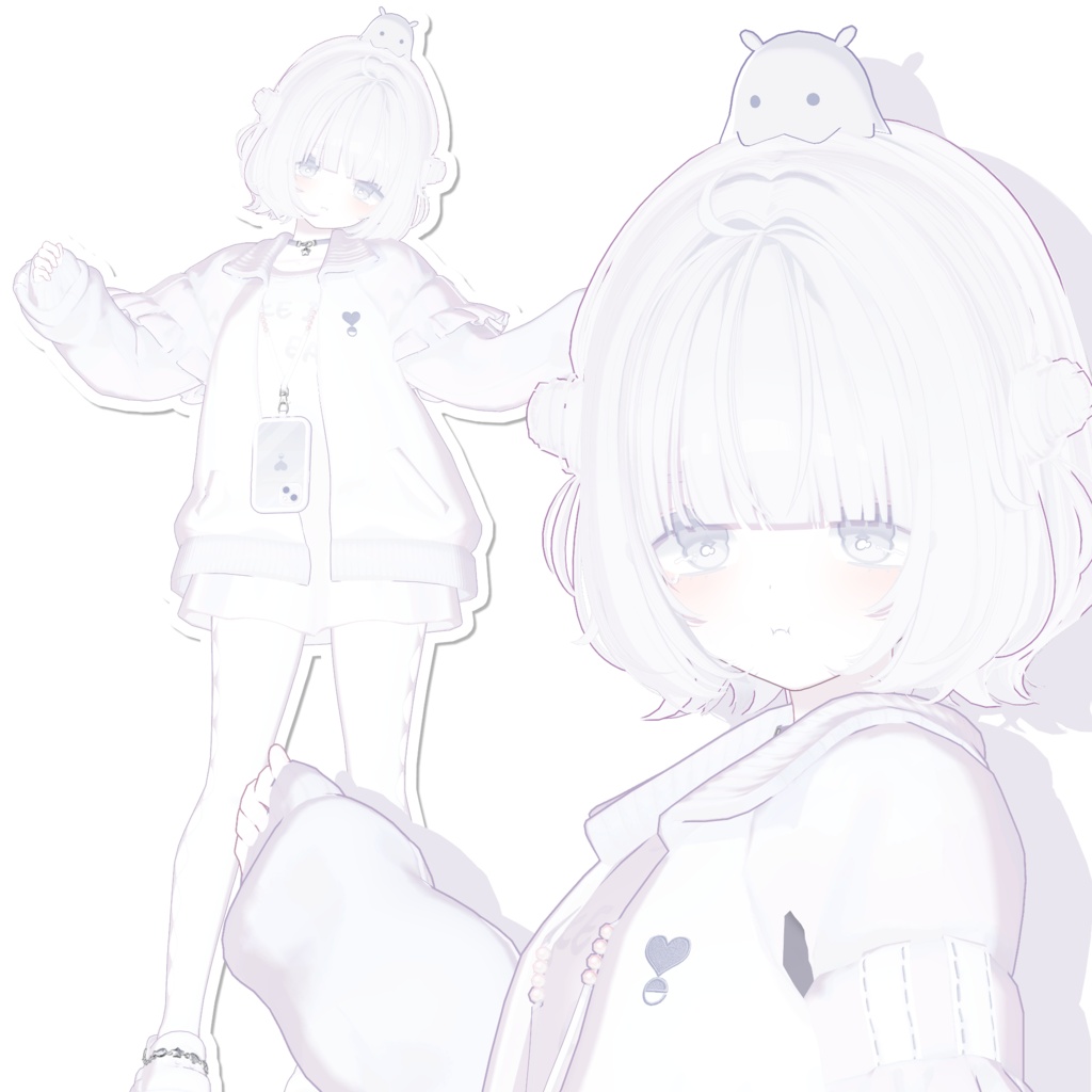 ✧ うらら, Urara ୨୧ Urara Pure make up & body texture + Face Blendshapes ୨୧ うらら メイク テクスチャ ✧