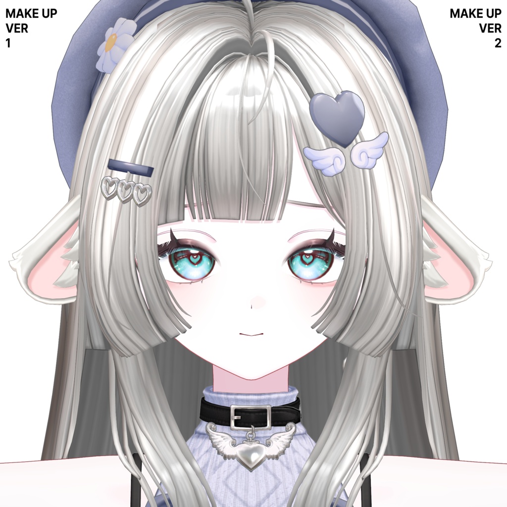 【デイジー, DAISY 】 Daisy Soft make up & body texture + Face Blendshapes 【デイジー メイク テクスチャ 】