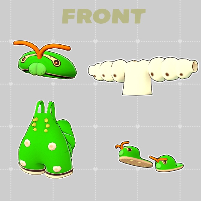 なりきり!あおむし大好き服