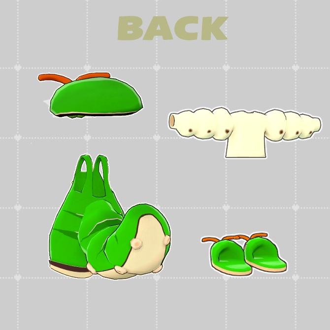 なりきり!あおむし大好き服