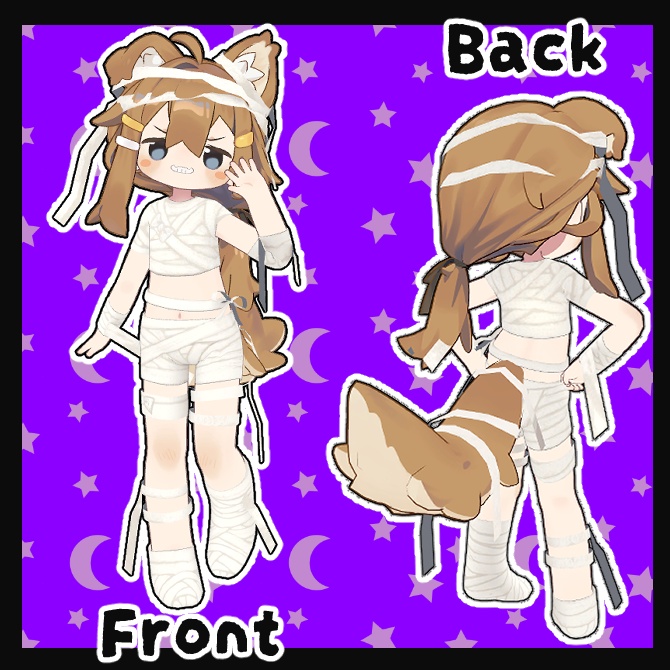 まめミイラ衣装セット【まめひなた用】