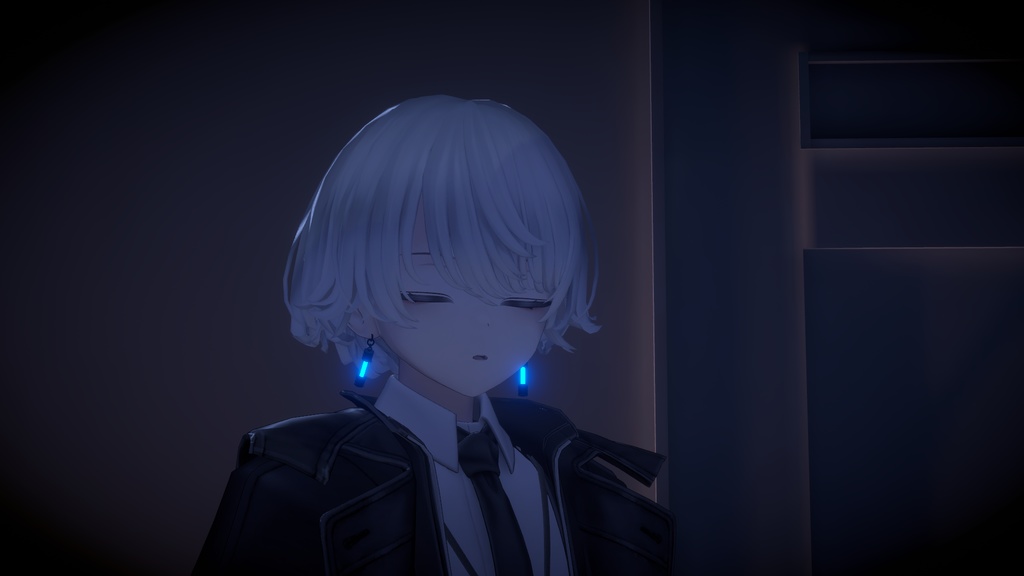 【VRChat向け】蛍光ピアス