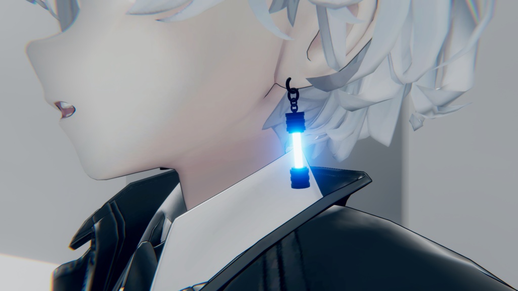 【VRChat向け】蛍光ピアス