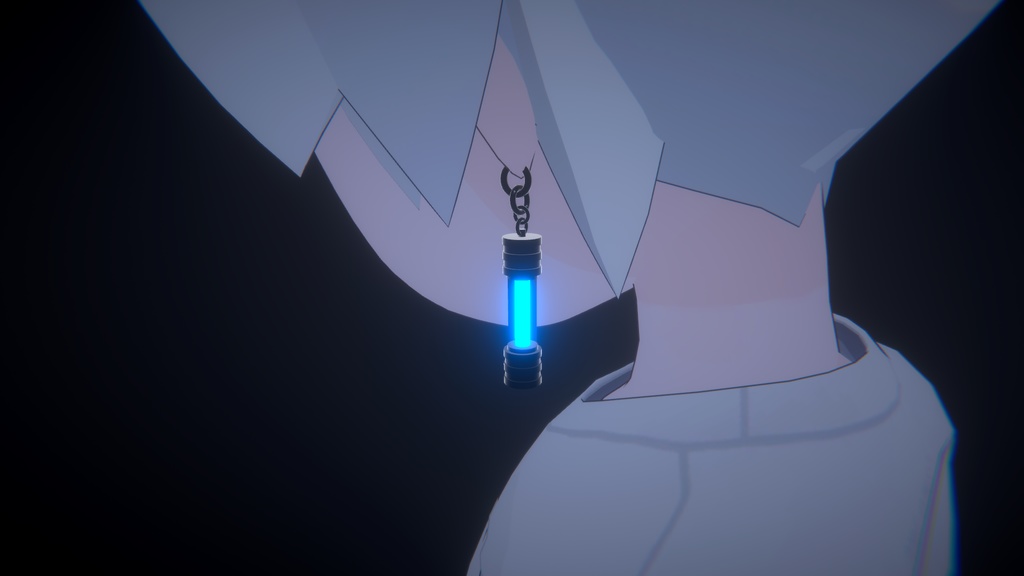 【VRChat向け】蛍光ピアス