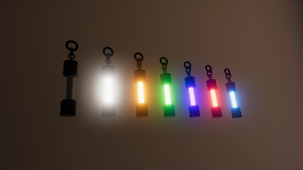 【VRChat向け】蛍光ピアス