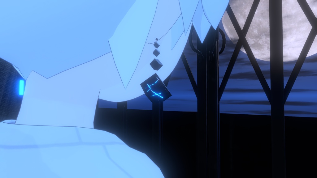 【VRchat向け】キューブ型アクセサリー