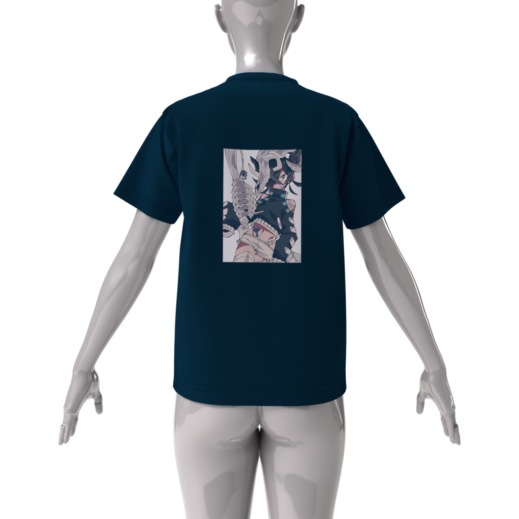 さヌロゴ黒Tシャツ(背面オルギア)