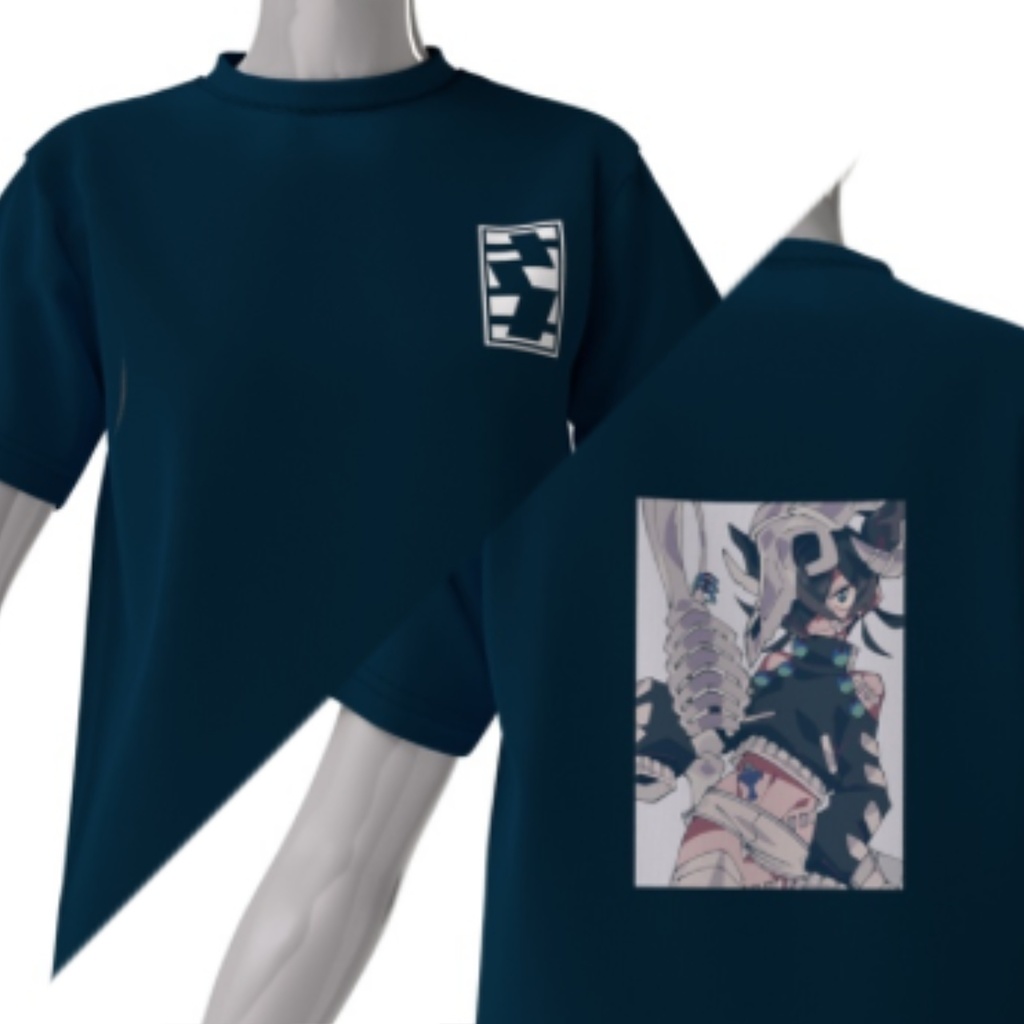 さヌロゴ黒Tシャツ(背面オルギア)