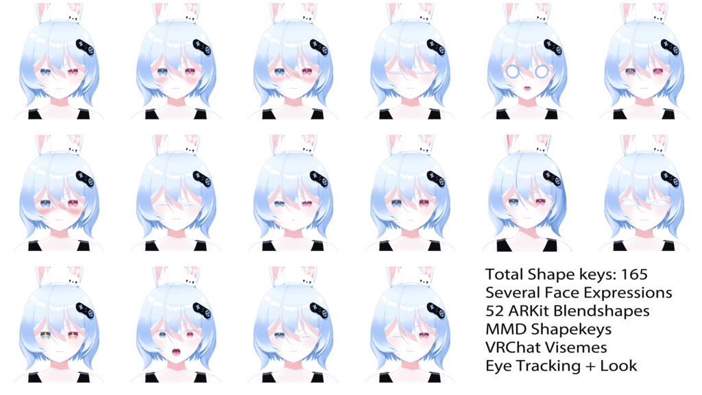 オリジナル3Dモデル"Vivi"